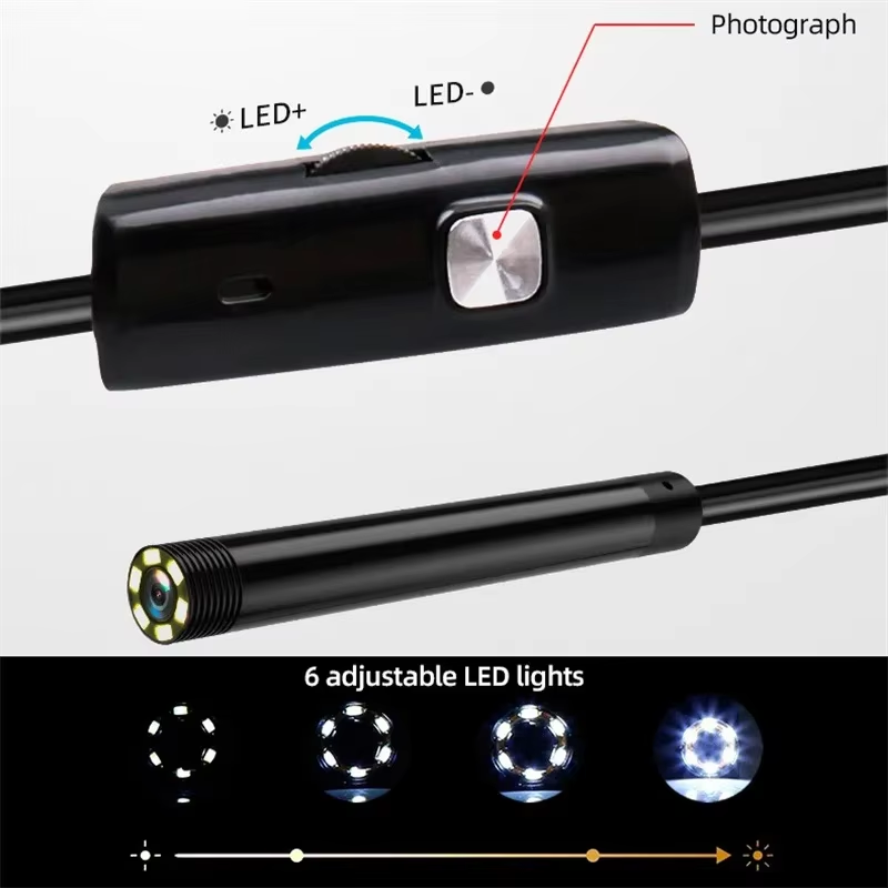 Cámara Endoscópica HD 3-en-1 Impermeable – Inspección Profesional al Alcance de tu Mano