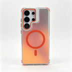 Samsung Extraordinary Chameleon Magnetic Case for S26 Ultra S25 S24 S23 Gradient Purple Pink Glitter Back, Magsafe Support, Built-In Camera Lens Film, 170 ° Drop Protection, Soft TPU Bumper, Accessories, Smartphone