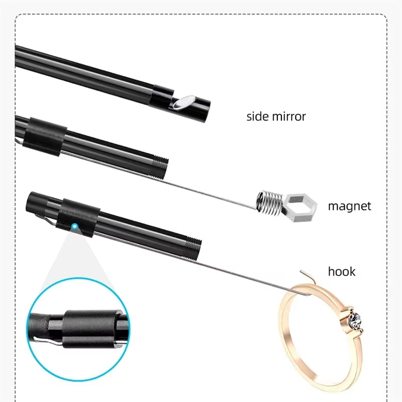 Cámara Endoscópica HD 3-en-1 Impermeable – Inspección Profesional al Alcance de tu Mano