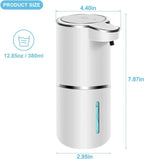 Automatic Soap Dispenser Touchless Foaming Soap Dispenser 380Ml USB Rechargeable Electric 4 Level Adjustable for Home