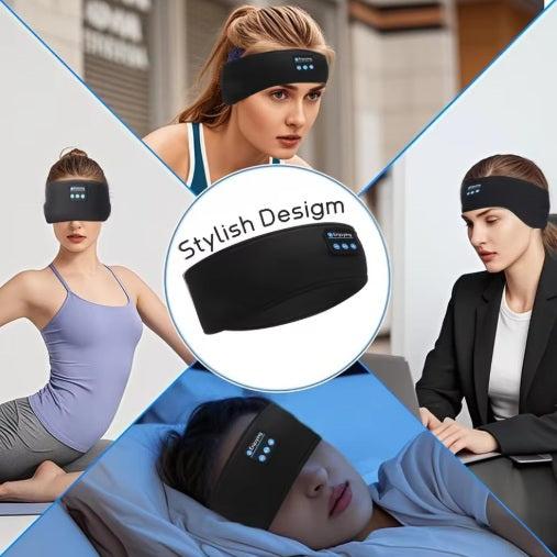 Diadema Inteligente 2 en 1: Auriculares Bluetooth Pro + Antifaz para Dormir
