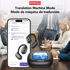 X30 Wireless Headphones Bluetooth Translation Earbuds Chat Headset Office Travel,Real-Time Translate Equalizer APP