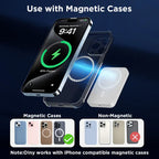 5000Mah Magnetic Power Bank for Iphone 12–17 Series, Works Best with Magsafe Case or No Case, Portable Wireless Charger