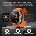 LAXASFIT Smartwatch X10 Ultra – El Control Total en tu Muñeca