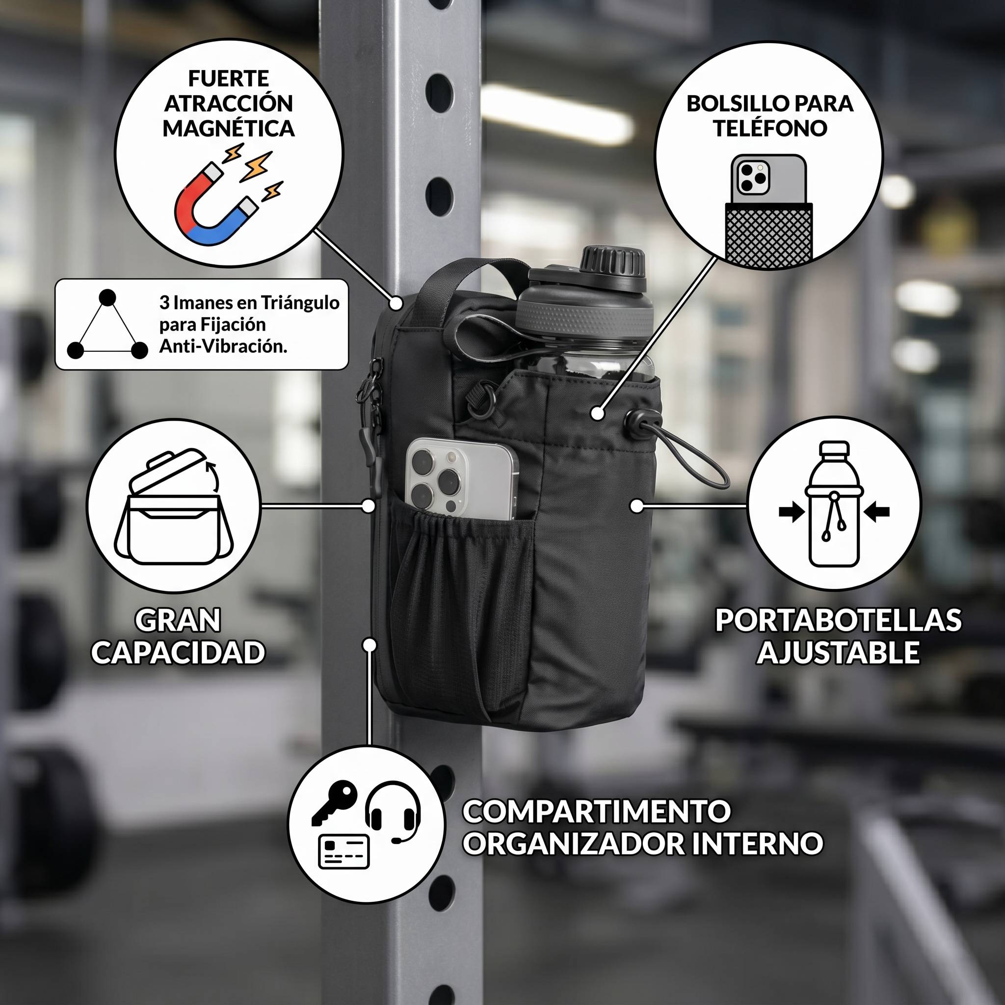 Organizador Deportivo Magnético Pro